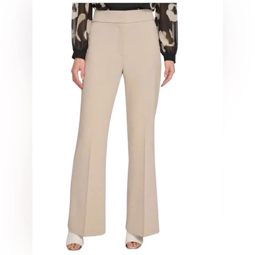 DKNY Beige Boot Cut Pants